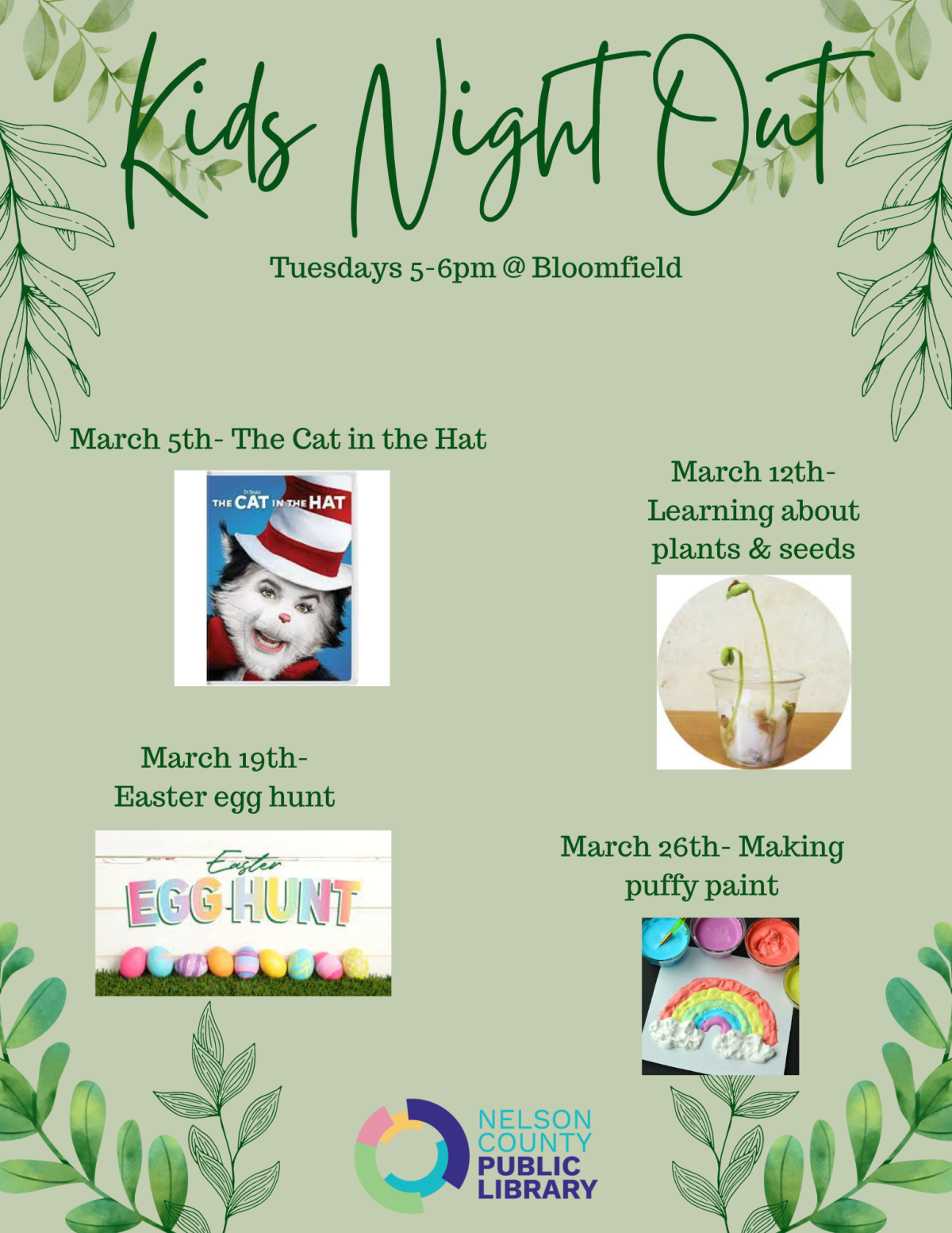 March Kids Night Flyer